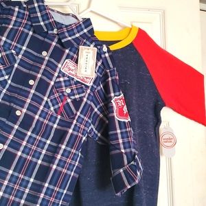 2 Boys New Long Sleeve Tops